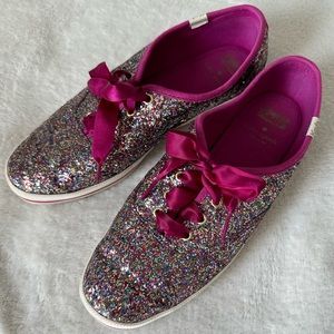 Keds x Kate Spade Multicolor Rainbow Glitter size 8
